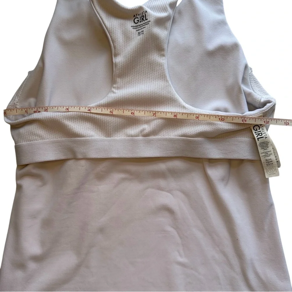 Athleta Girl Long Distance Tank – Girls XL (14) White - Picture 9 of 9